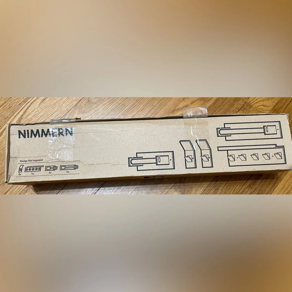 New IKEA Nimmern Modern Bath Accessories Towel Hook Towel Bar Tissues Holder